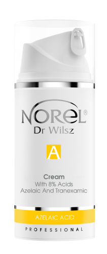 PK 307 AZELAIC.png  Norel Azelaic Acid - Krem z 8% kwasami azelainowym i traneksamowym 100 ml 