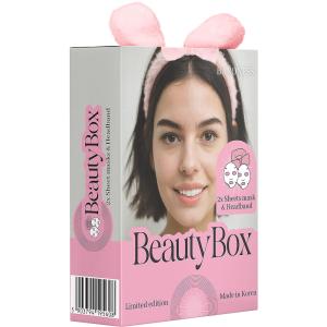 Baroness zestaw Beauty Box: opaska + 2 maski w płachcie z aloesem i witaminą C