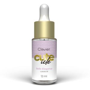 Clavier CUTE ICLE Oliwka do skórek, paznokci z pipetką Belle Elegance, 12ml 