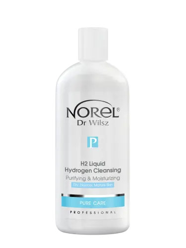 PT 070 Norel płyn do suchej.png  Norel  Pure Care H2 Płyn oczyszczająco – nawilżający do oczyszczania wodorowego