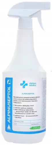 e243a56546e3b0761ed293fc697a-2.jpeg  Alpinus Medica  Alpinuseptol Dezynfekcja Powierzchni 1L Green Tea 