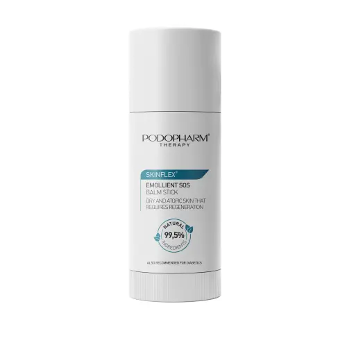 skinflex-emolientowy-balsam-SOS-w-sztyfcie.png  PODOPHARM SKINFLEX® Emolientowy balsam w sztyfcie SOS  50 ml 