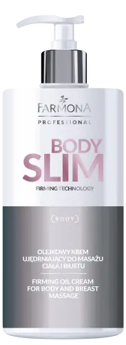 BodySlimOlej.png  Farmona BODY SLIM Olejkowy krem do masażu ciała i biustu 500ml