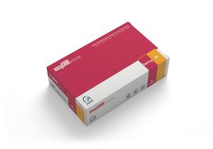 EASYCARE Rękawice nitrylowe malinowe rozm. M 