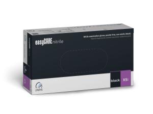 EASYCARE Rękawice nitrylowe czarne rozm. XS 