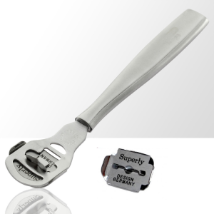 Omega, hebel, ścinak do pedicure + 10 żyletek