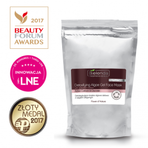 BIELENDA Detoksykująca maska algowo - żelowa z węglem aktywnym 190 g