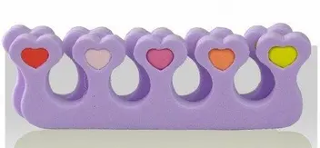 separatorki fioletowe 2 szt..png  Separatory piankowe do pedicure 1 para różne kolory