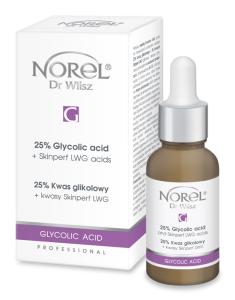 NOREL Glycolic Acid 25% Kwas glikolowy + kwasy Skinperf LWG 30 ml