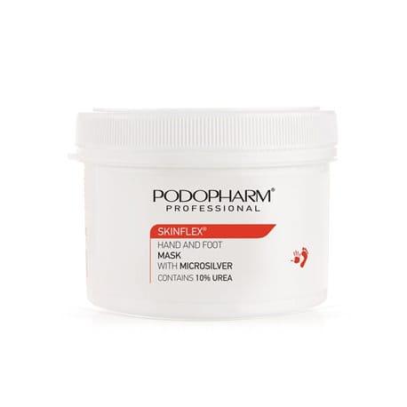 maska z mikrosrebrem 600 ml.jpg  PODOPHARM # Maska do dłoni i stóp z mikrosrebrem 600 ml