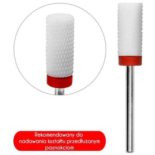 frez ceramiczny czerwony.jpg  Frez ceramiczny walec czerwony do ściągnięcia hybrydy