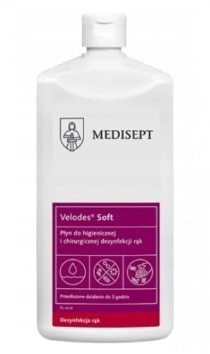 2.jpg  MEDISEPT VELODES SOFT 0,5L - dezynfekcja rąk