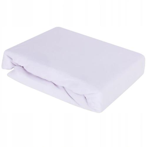 PRZESCIERADLO-WELUROWE-Z-GUMKA-BIALE.jpg  PRZEŚCIERADŁO / POKROWIEC WELUROWE NA ŁÓŻKO BIAŁY 70x190  