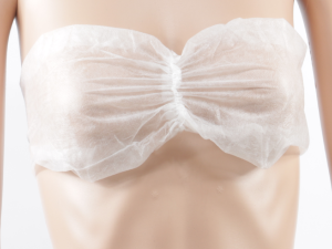 Biustonosz biały z włókniny opakowanie 10  szt.