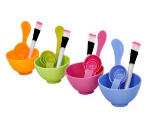 Zestaw miseczka do alg śr. 10 cm, szpatuła, pędzelek, miarki, różne kolory