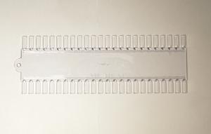 Wzornik prostokątny jednostronny przeźroczysty, 48 pazurków