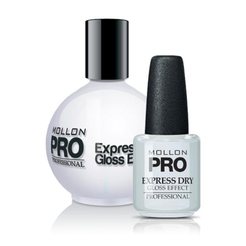 e86cc0406babeeaaf6b092808b9900f4.jpg  MOLLON PRO Express dry gloss effect płyn przyśpieszający wysychanie lakieru 15 ml