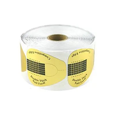   Szablony do przedłużania paznokci, złote 500 szt.