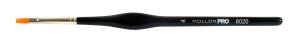 MOLLON PRO Pędzelek do aplikacji żelu 6020 - długość / szerokość włosia: 10 / 4 mm