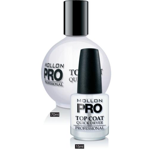 38440207.jpg  MOLLON PRO Top coat quick dryer top nawierzchniowy przyśpieszający wysychanie lakieru 70 ml 